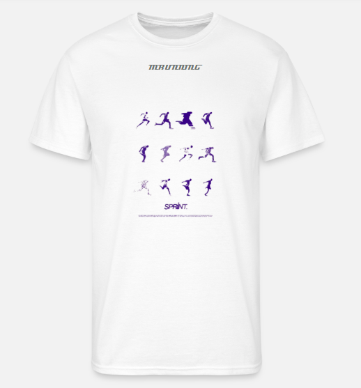 T-shirt “SPRINT.” – Énergie pure en mouvement