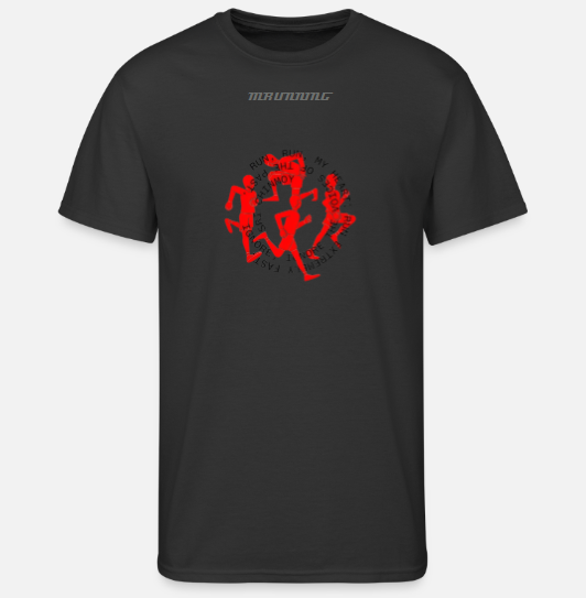 T-shirt “RUN MY WAY” – Design Cercle Énergique