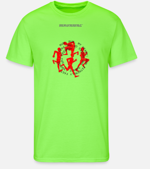 T-shirt “RUN MY WAY” – Design Cercle Énergique
