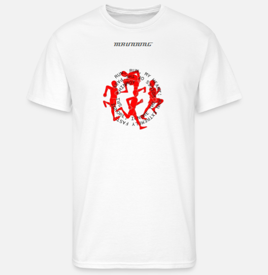 T-shirt “RUN MY WAY” – Design Cercle Énergique