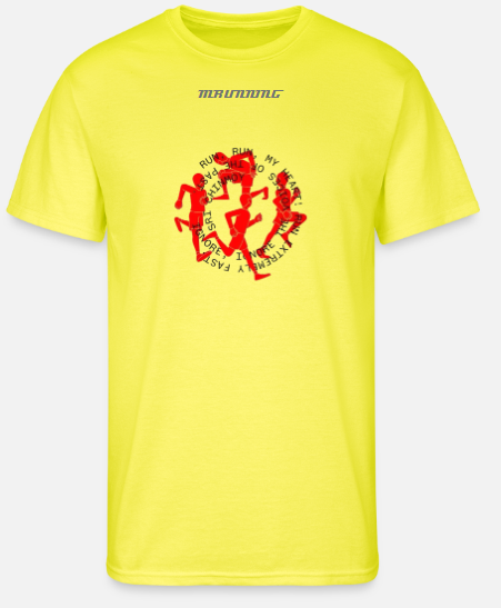 T-shirt “RUN MY WAY” – Design Cercle Énergique